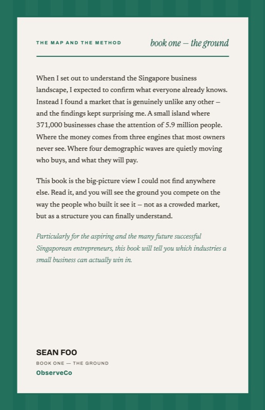 Small Island, Crowded Market — back cover